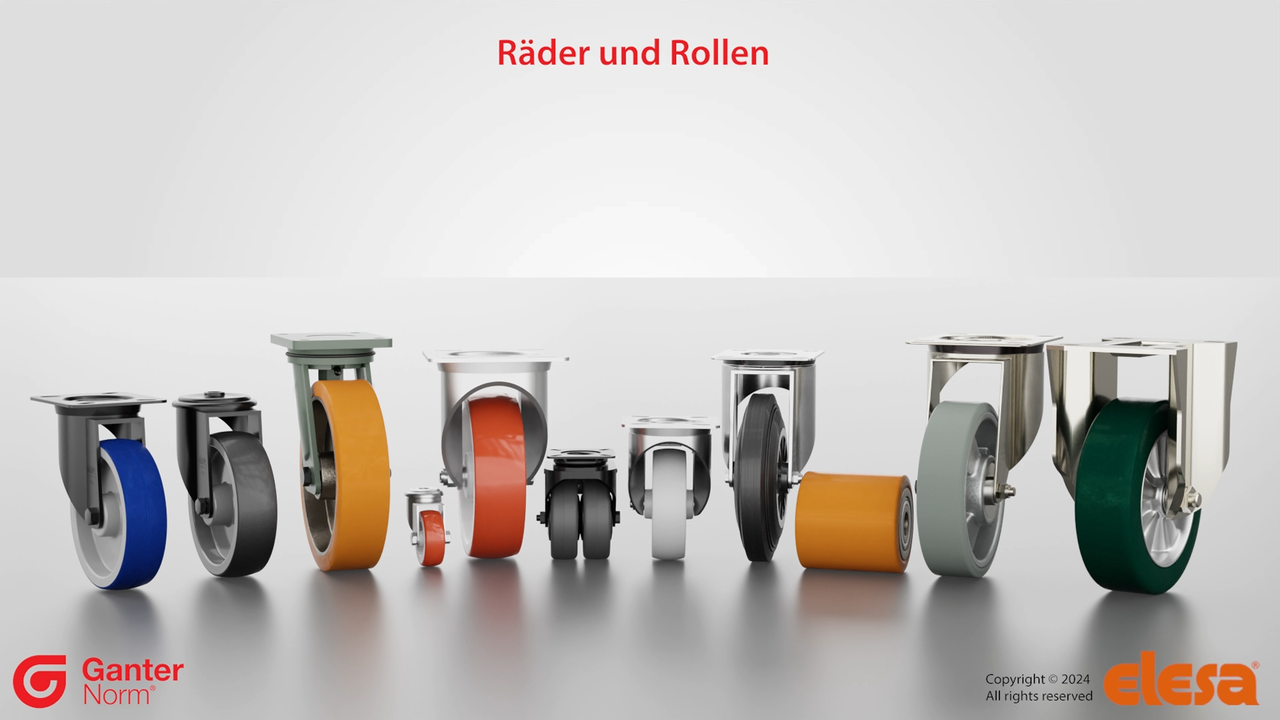 Rollen und Räder